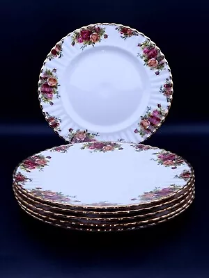 Buy Royal Albert Old Country Roses 26 Cm Dinner Plates-Set Of 6-1st Quality • 59.90£