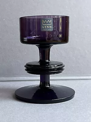Buy Rare Candlestick By Ron Stennett-Willson For King's Lynn Glass - Original Label • 80£