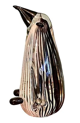 Buy A Murano Style Glass Penguin Paperweight • 8£
