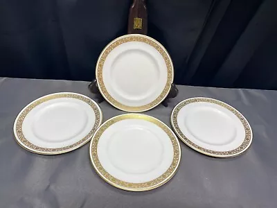 Buy Royal Worcester  GOLDEN ANNIVERSARY   ~ Set Of 4 ~ Bread Plates ~ 6 1/8  • 18.85£