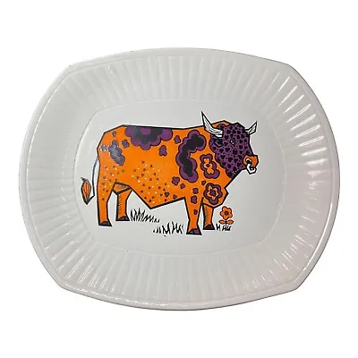 Buy Vintage Beefeater English Ironstone Steak Grill Plate • 20£