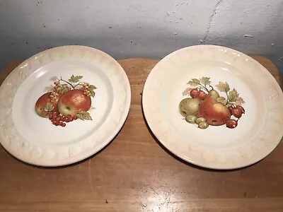 Buy Royal Worcester Palissy Crown Ware Plates X2 • 10£