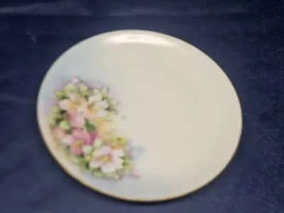 Buy Antique Bavarian China Bread Plate W/Floral Design Handpainted-Indianapolis, IN • 9.63£