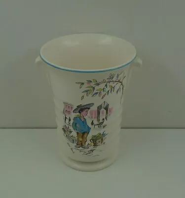 Buy Vintage Crown Ducal Ware Vase 15.5cm High Petit Pierre Design On White Ref - 274 • 9.99£