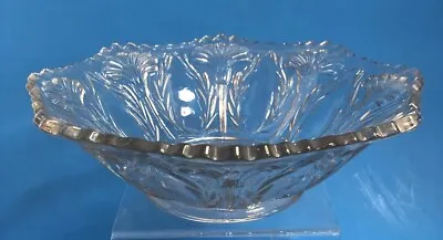 Buy Lancaster Carnation Ware Master Berry Bowl Clear Depression Glass • 20.17£