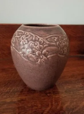 Buy Rookwood Pottery Signed 1925 Art Deco Brown With Floral Decoration Cabinet Vase • 120.53£