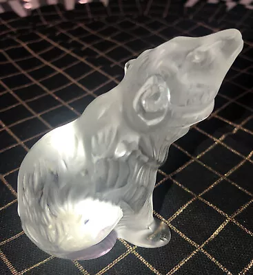 Buy LALIQUE Nouria Crystal  Bear Figurine # 11782 Signed • 133.45£