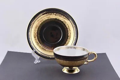 Buy Rudolf Wachter Theodore Haviland Bavaria Germany Teacup Black Gold - Mint • 72.08£