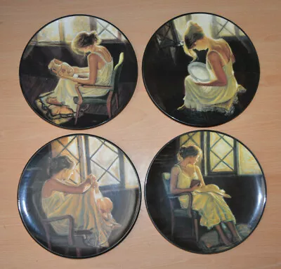 Buy Ceraplat Spanish Ceramic Wall Cabinet Decorative 11  Plates Ladies Women 1990's • 24.99£