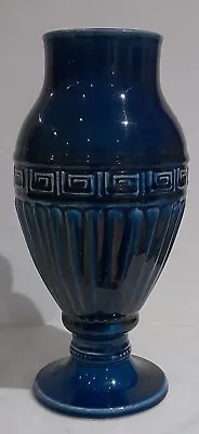 Buy Devonway Kingsbridge  Pottery Torquay Vintage  Blue/ Green Vase / Urn  • 12£