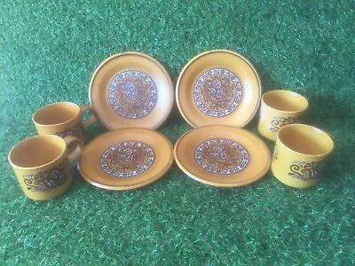 Buy Palissy England Casual Tableware Cups & Side Plates Vintage Retro • 7.99£
