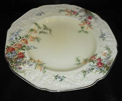 Buy Vintage Crown Ducal Florentine Rosalie Pattern Pottery Dinner Plate • 10£