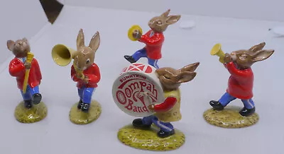 Buy 1984 Royal Doulton 5-piece Bunnykins Oompah Band Figurine Set, Golden Jubilee • 73.04£