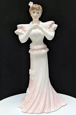 Buy Vintage Coalport Chantilly Lace Panache Bone China Edwardian Lady Figurine A1 • 15.99£