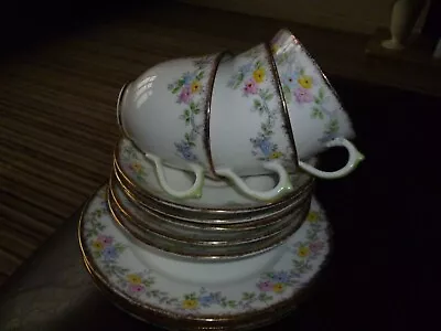 Buy Salisbury English Fine Bone China Vintage Floral 11 Piece Part Tea Set • 9.99£