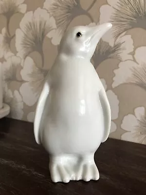 Buy Vintage White Ceramic Penguin 12cm • 12£