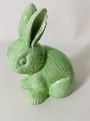Buy Sylvac Light Green Snub Nosed Bunny Figurine 5  Made In England Mark • 20£