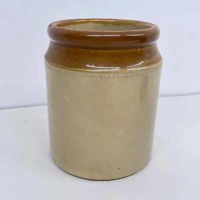 Buy Vintage Stoneware Farmhouse Kitchen Utensil Storage Jar • 15.99£