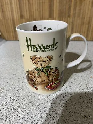 Buy Harrods Teddy Bear Coffee Mug, Fine Bone China, Made In England New Without Box • 10£