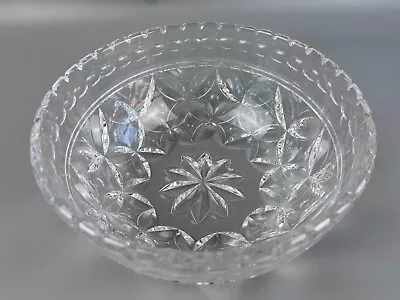 Buy Cut Crystal Glass Bowl: Fruit / Salad. By Stuart. Vintage. Heavy. 9  / 2500ml • 20.99£