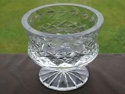 Buy Tyrone Crystal  5.5 DUNLEER Footed Bowl - Ex Cond • 10.99£