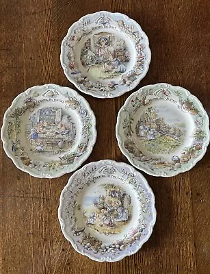 Buy Royal Doulton Brambly Hedge 8  Plates Homeward Bound Rigging The Boat Dining By • 574.47£