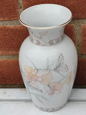 Buy Vintage Large Royal Winton Iris & Butterflies 27 Cm, Vase Fine Ceramic Ware VGC • 15.99£