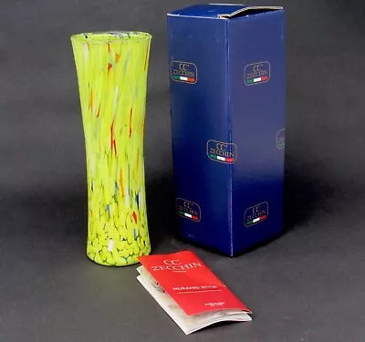 Buy Signed /Box / Label Superb Italian Murano Glass Freeform Art Glass Vase • 6£
