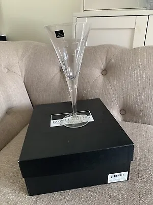 Buy Royal Doulton Crystal Boxed One Abacus Cut 26cm 320ml Goblet Glass Wine • 16.50£
