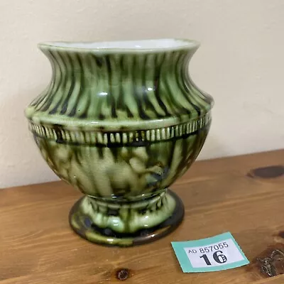 Buy Vintage Rare 1970s Portmadoc Porthmadog Wales Green Studio Pottery 5.5” Vase • 9.75£