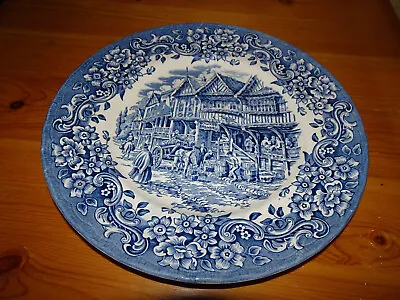 Buy Royal Tudor Ware - 17th Century England - Blue And White 10  Dinner Plate • 12.99£