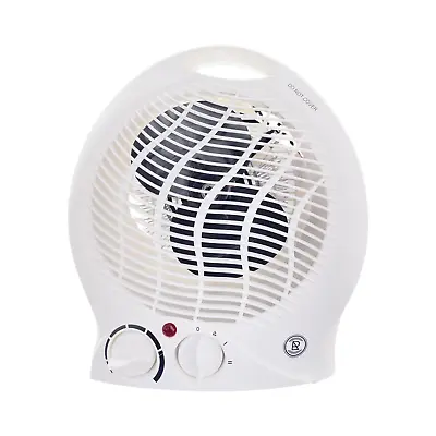 Buy Fan Heater 2KW 2000W Portable Electric Hot Warm Air Upright Overheat Protection • 10.49£