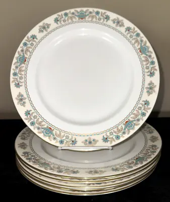 Buy Aynsley Tatton Hall Dinner Plates Set Of 8 Free Shipping • 122.01£