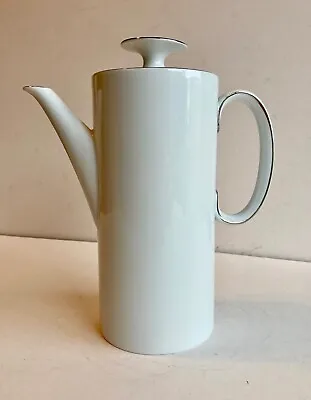 Buy Thomas Germany White China Coffee Pot With Thin Gold Line, Lightly Used Exc Cond • 12.99£