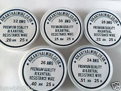Buy A1 Kanthal Resistance Wire 25m Lengths On A Reel Foam Cutting Pottery Etc  • 4.95£