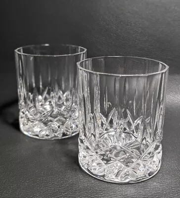 Buy 2 X Royal Crystal Rock Whiskey Glasses/Tumblers. Old Fashioned. Quality. RCR • 15.99£