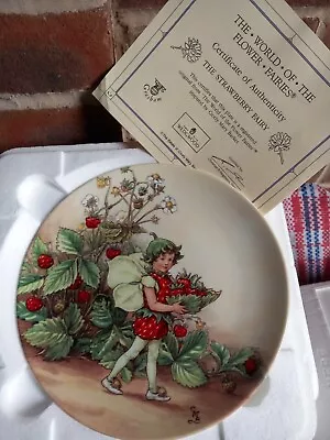 Buy Wedgewood Bone China Fairy Plate The Strawberry Fairy • 8£