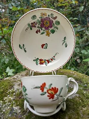 Buy 18th Century Leeds Creamware Cup And Saucer,  Ex Towner Collection • 250£