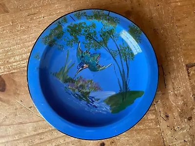 Buy Devon Torquay Ware Kingfisher Pottery Plate Bowl 9  Across - Longpark • 7.50£