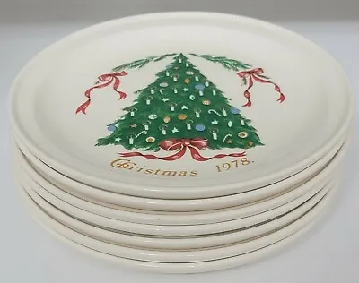 Buy (7) Lillian Vernon Christmas 1978 Plates Carrigaline Pottery Cork Co Irish • 38.42£