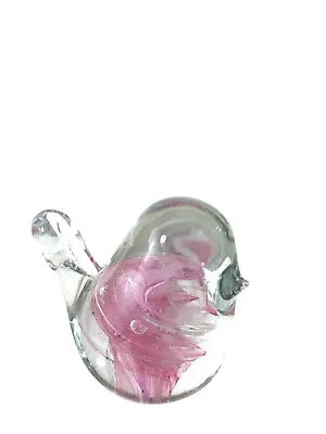 Buy Isle Of Wight Glass Bird Paperweight Miniature Size 5.5cm Perfect Unsigned • 5.50£