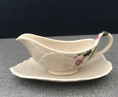 Buy Crown Devon Fuschia / Leaf Small Sauce Boat And Stand • 5.99£