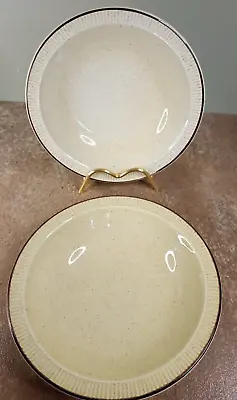 Buy Vintage Pair Of 1970s, Poole Pottery 'Broadstone' Cereal Or Dessert Bowls 18cm • 5.95£