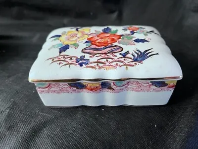 Buy Very Pretty Vintage Arthur Wood Fine Bone China Trinket Box  (1954-67) (13x10cm) • 7.50£