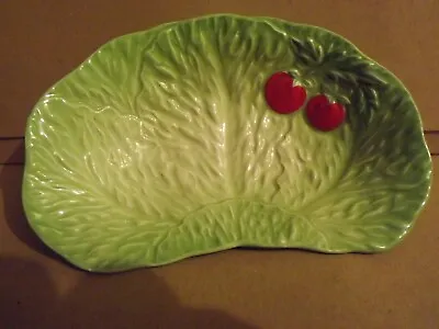 Buy VINTAGE BESWICK WARE LETTUCE LEAF AND TOMATO DISH (no Chips Or Cracks) • 10£