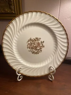 Buy Aynsley Bone China Elegance Gold Dinner Plate 10 5/8” Floral Center • 21.21£
