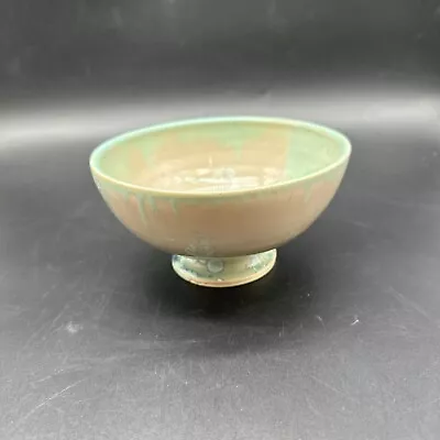 Buy Canadian Pottery Bowl Crystalline Glaze Footed Clay Bowl Signed Beautiful 5.75 • 38.60£