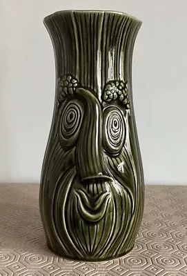 Buy Vintage Sadler Celery Vase Pot Jug Olive Green Retro 60's 70's • 15£