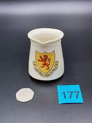 Buy WH Goss Crested China - Tankard Cream Jug - Third Royal Tribe Of Wales Crest • 15£