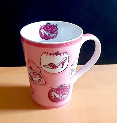 Buy Handbags And Shoes Large Pink Fine China Mug M&s Marks And Spencer • 10£